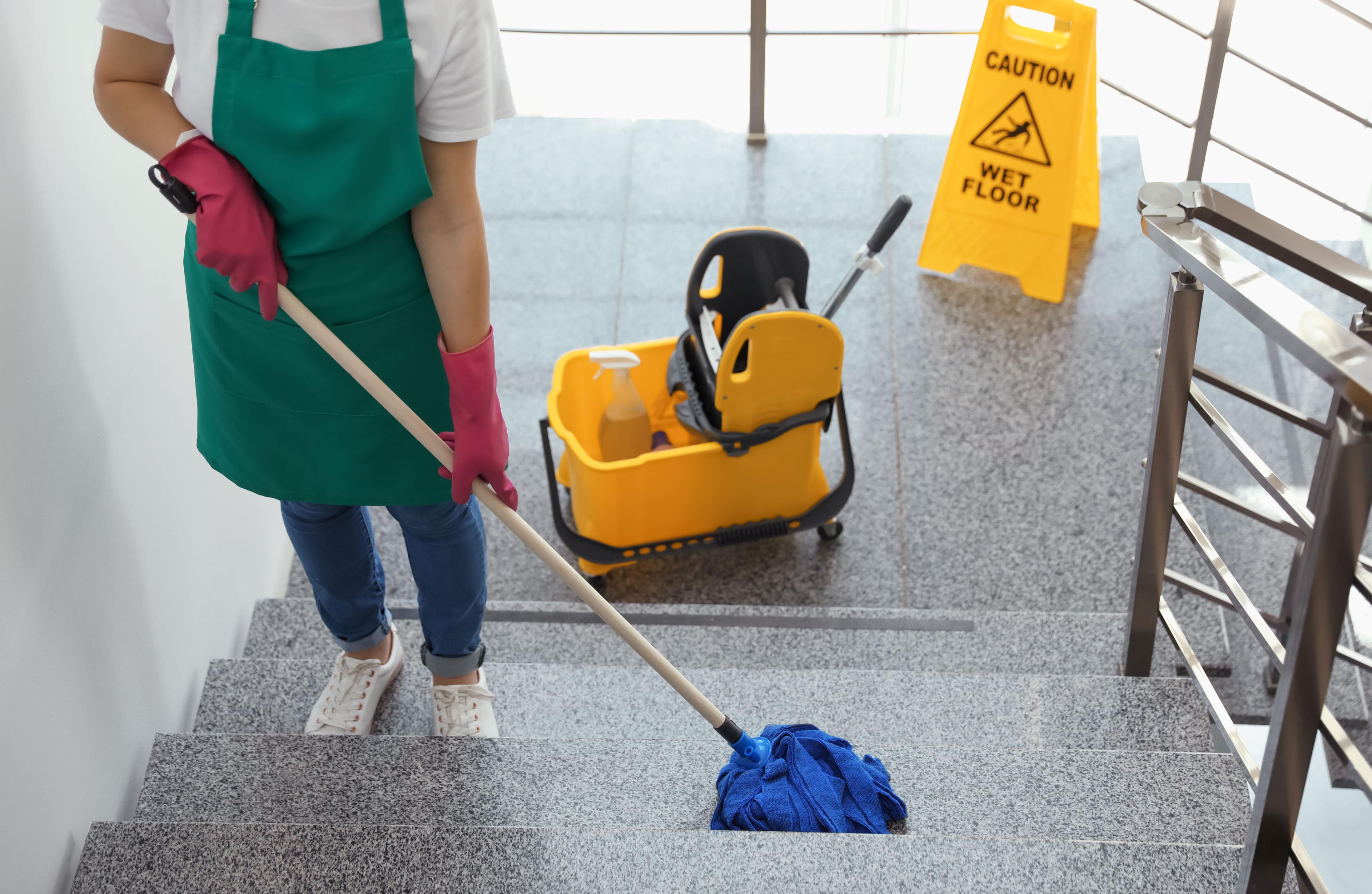 Professional cleaning service in modern Chicago home